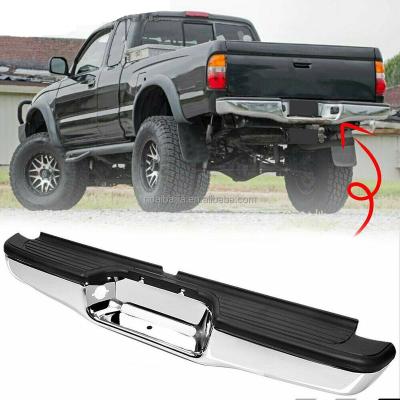 China New Stainless Steel Rear Step Face Bar Bumper Assembly For Toyota Tacoma 1995-2004 for sale