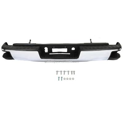 China Stainless Steel Chrome - Rear Bumper Assembly for 2014-18 Chevy Silverado GMC 1500 14-18 sierra for sale