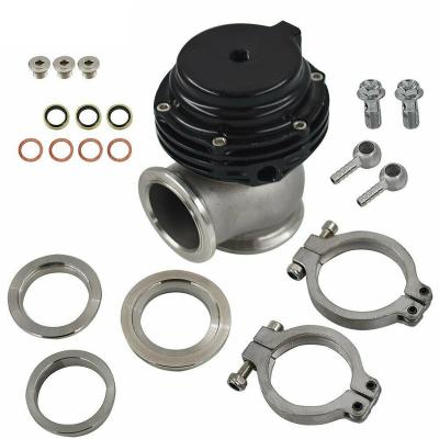 China 38mm External Turbo Wastegate MVS Black With V-Band Clamp Flanges And Springs 26*15*10cm for sale