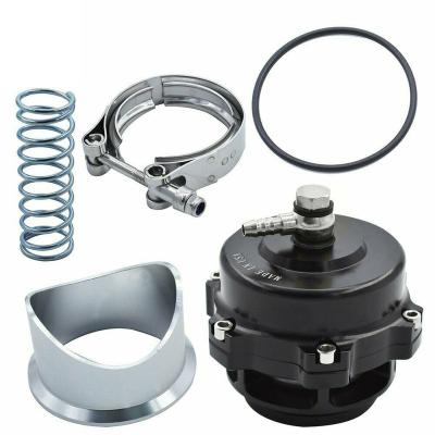 China 50mm Black V-Band Wastegate 35 PSI With Weld On Spring Flange 26*15*10cm for sale