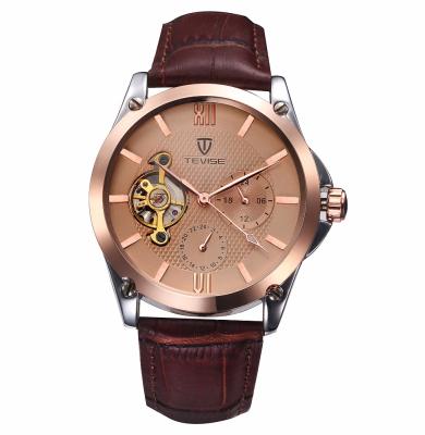 China Date China Tevise Best Automatic Price Watches Men Charm Alloy Case Wholesale Custom Automatic Men Watch for sale