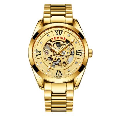 China Non-Specific TEVISE Luxury Business Watch Men Hollow-out Waterproof Electric Automatic Mechanical Watch for sale