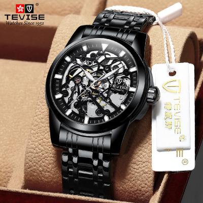 China TEVISE 2021 non-specific new men's cavity hot sale waterproof mechanical watches wholesale luxury watch for sale