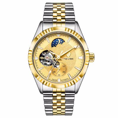 China Automatic Date 2018 Popular Items Top Brand Stainless Steel Watch Cheap Gold Plated Mechanical Wristwatches for sale