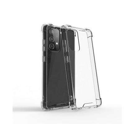 China Shockproof Acrylic Clear Tpu Phone Case For Samsung Galaxy A52 A72 Back Cover for sale