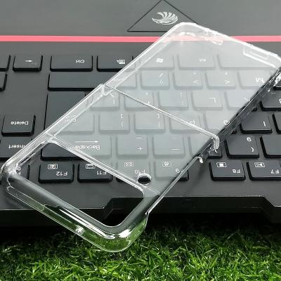 China Clear Phone Shockproof Case Cover For Samsung Z Flip 4 AnAti Fall Clear Transparent Phone Cover Case For Z Fold3 Flip 3 Times 4 for sale