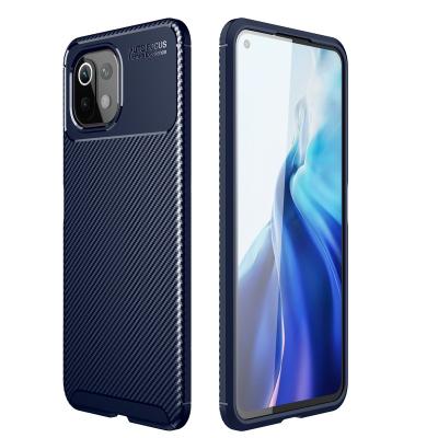 China Good Protect Soft Carbon Fiber Case For Xiaomi MI 11 Pro Case 11i 10T Lite 10i Ultra Lite For Redmi K40 Pro Cover Phone Bumper for sale