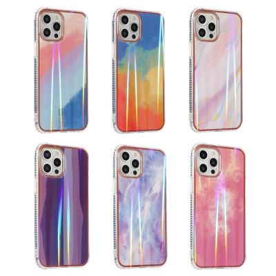 China New Products Shockproof Trending Luxury Marble TPU Electroplating Phone Case For iPhone 12 11 pro 13 pro X max XS max XR 7 8 case for sale