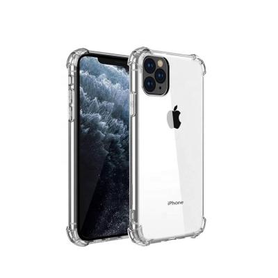 China Strip Shockproof Soft Shockproof Clear Phone Bumper Case For Iphone 11 pro for sale