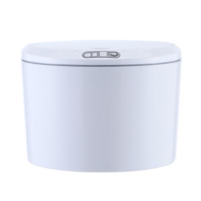 China Car 3L/5L Desktop Waste Bin Sensor Induction Viable Auto Intelligent Smart Trash Can Mini Waste Bin With Lid for sale