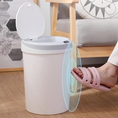 China 12L Induction Touchless Motion Sensor Automatic Waste Trash Bin Kitchen Smart Infrared Waste Bins Viable For Home Office for sale