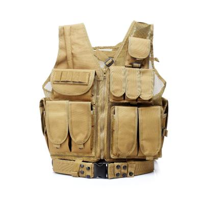 China Molle Tactical Pouch Multi-pocket 1000D Outdoor Nylon Travel Mesh Tactical Vest for sale