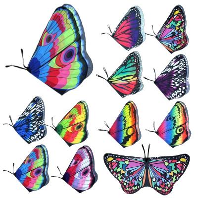 China Modern Butterfly Wings Halloween Costumes Butterfly Shawl For Women Girls Kids Ladies Fairy Cape for sale