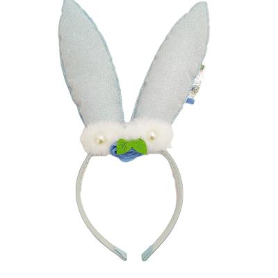 China Cute Lovely Bunny Ear Headband Girls and Women Hair Decoration for sale