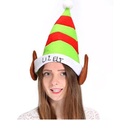 China Christmas Wear Christmas Elf Hats Clearance Christmas Elf Hats Party Costume Accessories Funny Christmas Holiday Party Supplies for sale