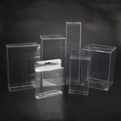 China Small Custom Collapsible Plastic Packing Box PVC pp Pet Acetate Plastic Box Biodegradable Clear Packing Crate for sale