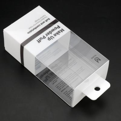 China Recycled Materials Hot Selling Plastic Clear Packaging Printing Logo RPET Box for sale