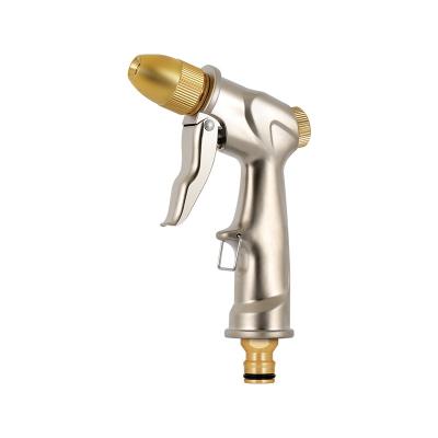 China Variable Flow Control 52006 High Pressure Irrigation Tools Plastic Water Gun Spray With Rear Trigger Variable Patterns Multi Flow Garden Hose Nozzle for sale