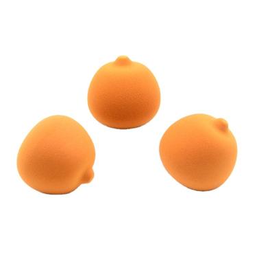 China Soft/Pro/Plus/Hard/Nice Optional Guaranteed Blend Quality Makeup Sponge Beauty Egg Peach Shape Sponge For Makeup Beauty for sale