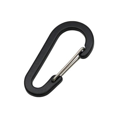 China Durable Durable Using Stainless Steel Magnetic Hook Carabiner Custom Locking Key Chain for sale