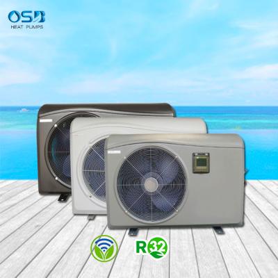 China Outdoor Plastic Cabinet Air Source Swimming Pool Heater Heat Pump for sale