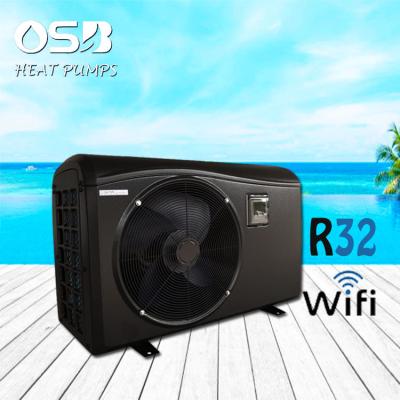 China OSB 8-31kw outdoor wifi inverter super environmental protection air source water heat pool heater energy saving pump for sale