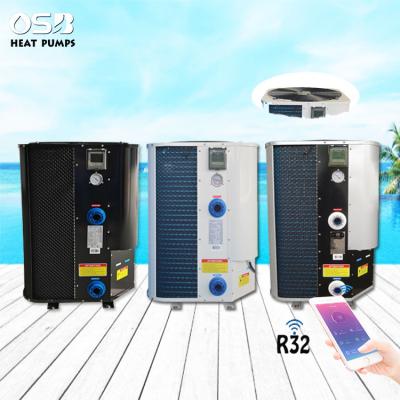 China Cheap and high quality outdoor swimming pool water chiller heat pump R32 for sale