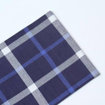 China Latest Breathable Shirt Fabric T/C 65/35 Yarn Dyed Check Fabric Woven Plaid Fabric Manufacturer For Man And Women for sale