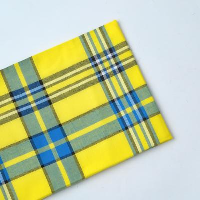 China Wholesale Breathable Super Soft Woven Yarn Dyed T/C Yarn 65/35 Dyed Check School Uniforms Stewart Plaid Checked Lining Fabrics For Shirts for sale