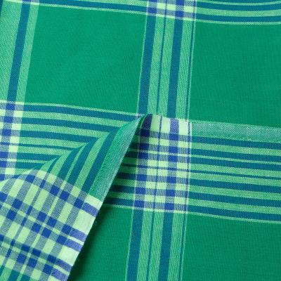 China 2023 Factory Double Faced Tartan Combed Cotton Classic Plaid Color 100 Cotton Shirt Plaid Fabric for sale