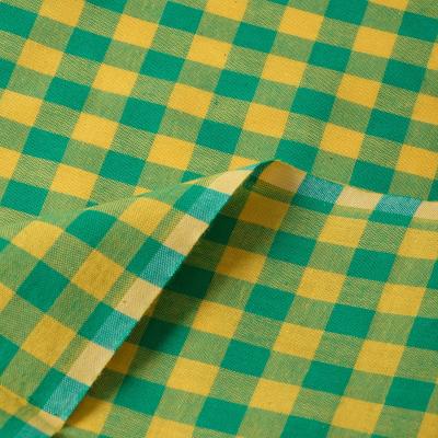 China Double Faced 100% Pure Super Nice High Quality Vape Dyed Plaid Fabric Breathable And Comfortable For Skirts And Dresses for sale