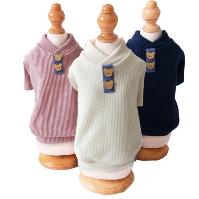 China Viable Popular Hot Dog Clothes Dog Clothes Pets Dog Shirts Pet Sweater for sale