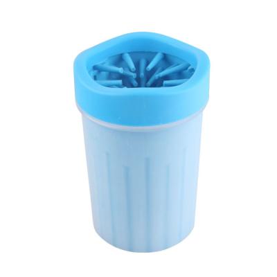 China 2021 Wholesale Viable Amazon Cat Dog Beauty Pet Cleaning Silicone Pet Claw Wash Cleaning Cup for sale