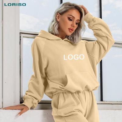 China 2020 New Winter Ladies Breathable Custom Logo Women Multicolor Optional Thickening Casual Oversized Long Sleeve Hoodies for sale