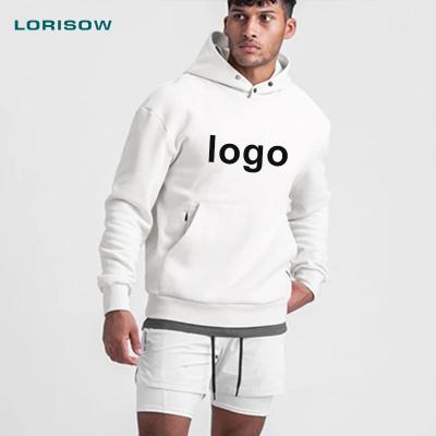 China Wholesale Custom Breathable Button Crewneck Hoodies And Pullover Loose Drop Shoulder Oversized Hoodies With Zipper Pockets for sale