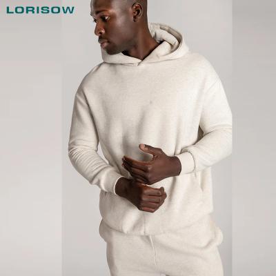 China LORISOW QUICK DRY Mens Hoodies Custom Pullover Graphic Hoodies For Men for sale