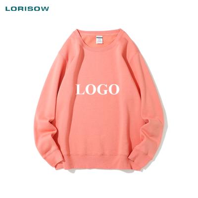 China LORISOW 2021 new winter sport casual women's sweatshirt custom logo QUICK DRY wholesale crewneck sweatshirt for sale