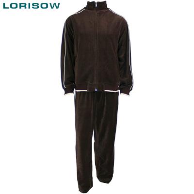 China LORISOW 2021 Velvet Velvet Men's Breathable Winter Tracksuit 2021 Warm Winter Gentlemen Tracksuits Winter Tracksuits For Men for sale