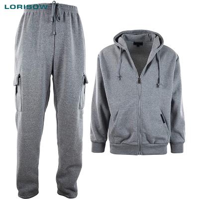 China LORISOW winter breathable mens trainingsanzug mow cargo hoodie trainingspak trainingspakken warm winter tracksuits for men for sale