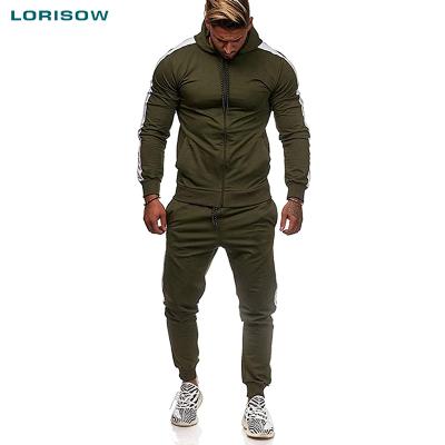 China LORISOW Breathable Bravery Sweat Suit Men Tracksuit High Quality Training Wear Track Suite With Reflect for sale