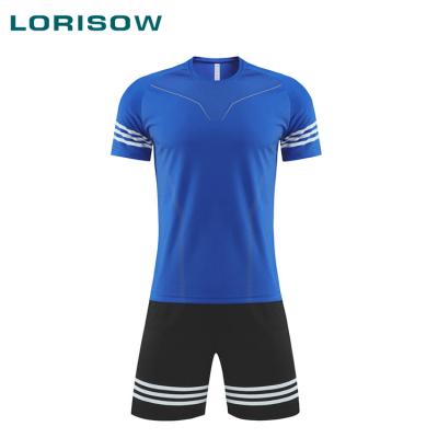 China Custom Made Plain Quick Dry Blue Football Goalkeeper Youth Anti-Wrinkle Sports Manufacturers America Soccer Uniform 100% Tank Top for sale