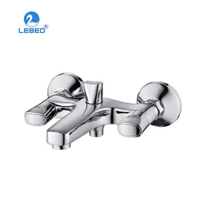 China With Slide Bar China Factory Faucet Online Shopping Bathroom Fittings Brass Water Taps Two Handle Bathroom Mixer Tap for sale