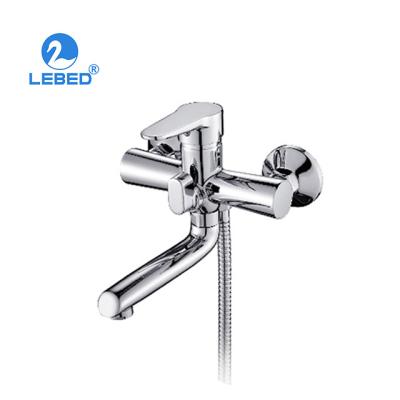 China With Good Prices Wholesale Popular Wall Mounted Bathroom Sliding Bar Fittings Pour Mixer Shower Faucets Rain Bathroom Bath Set for sale