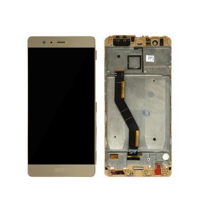 China wholesale mobile phone lcd display for huawei p9 plus lcd screen digitizer with frame for huawei p9 plus for sale