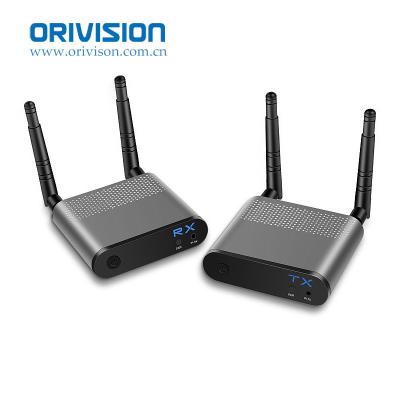 China ORIVISION 100/330ft HDMI Wireless Supplement with 3D 1080P Audio Video Wireless Transmitter ZY-WH100 for sale