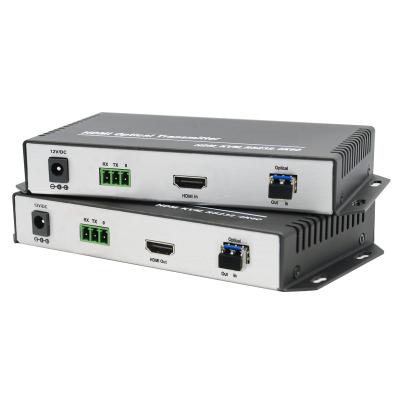 China OEM ODM 4K HDMI KVM Optical Extender with LC/USB/RS232 HDMI to Fiber Optic Extender 17cmX8.5cmX2.5cm for sale