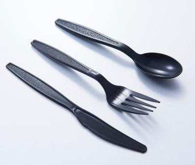 China Disposable factory directly sell disposable cutlery/PP cutlery set fork/spoon/disposable plastic disposable knife/durable cutlery set for sale