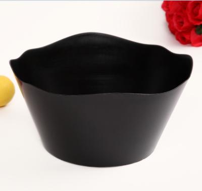 China Disposable Popular Custom Design Unsquare Plastic Bowl Round, Plastic Salad Bowl, Bowl Plastic for sale