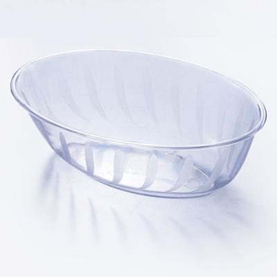 China Various specifications disposable wholesale environmental friendly transparent plastic salad bowl for multiple use for sale