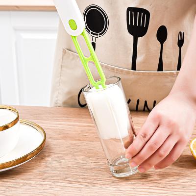 China Retractable Adjustable Height Cup Water Bottle Cleaning Brush Viable Tool Bottle Cleaning Brush for sale